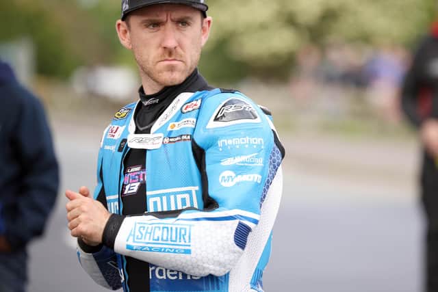 Northern Ireland's Lee Johnston is recovering in hospital after he was badly hurt in a crash at the North West 200