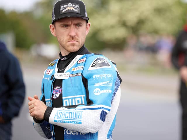 Northern Ireland's Lee Johnston is recovering in hospital after he was badly hurt in a crash at the North West 200