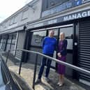 Owned by Joanne and Stephen, Mowgli's based at the shops area in the Mourneview, Grey and Hospital Estate, is already serving quality fish, chips and more to the local community. Pictured is Carla with Stephen
