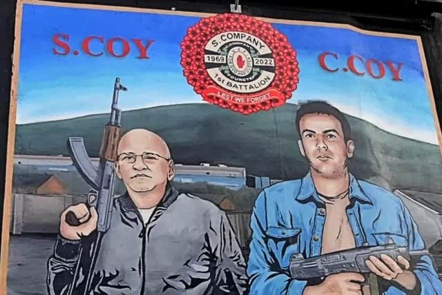A UVF mural in Belfast's Shankill district, 2022 (Pacemaker)