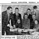 A photograph of the Hutchinson family which appeared in the News Letter ahead of the family emigrating to Australia in December 1959. Picture: Darryl Armitage/News Letter archives