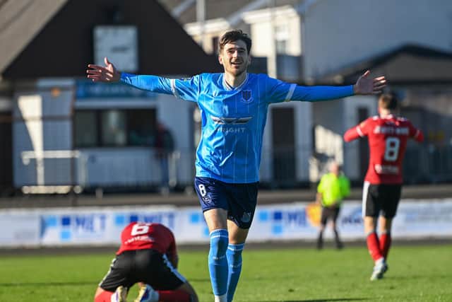 Josh Archer has made an impressive start to life at Ballymena United. (Photo by Pacemaker)