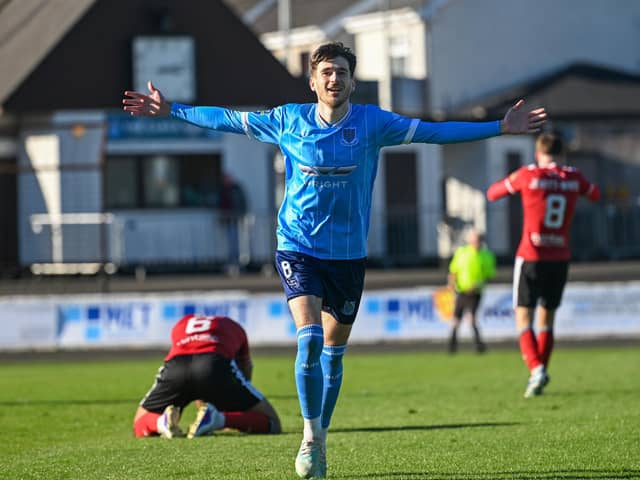 Josh Archer has made an impressive start to life at Ballymena United. (Photo by Pacemaker)