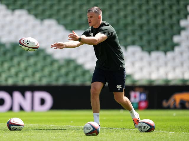 Ireland assistant coach Johnny Sexton. (Photo by Brian Lawless/PA Wire)