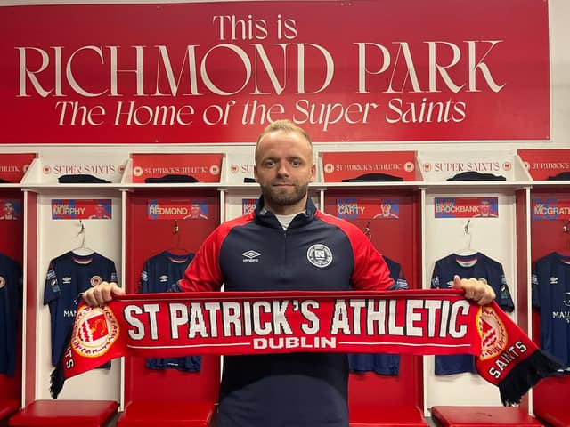 Northern Ireland international Ryan McLaughlin has signed for League of Ireland side St Patrick's Athletic. PIC: St Patrick's Athletic