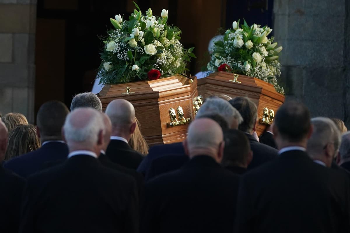 Funeral for parents of MLA Alex Easton: Mourners hear thanks offered to emergency services