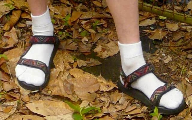 Many of us will associate socks and sandals with 1970s' geography teachers