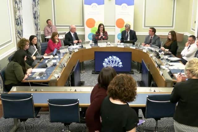 The First Minister's office has released text messages between Michelle O'Neill and Paula Bradshaw which had not previously been declared by the committee chair.