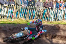 Castlederg’s Cole McCullough in action at the Dutch International series at Lierop. Picture: Cole McCullough racing