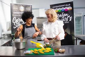 NI business hub, Townsend Enterprise Park, has officially welcomed radio broadcaster and award-winning food producer, Carolyn Stewart. Margaret Patterson McMahon, CEO of Townsend Enterprise Park alongside Carolyn Stewart, owner of Turn up the Flavour
