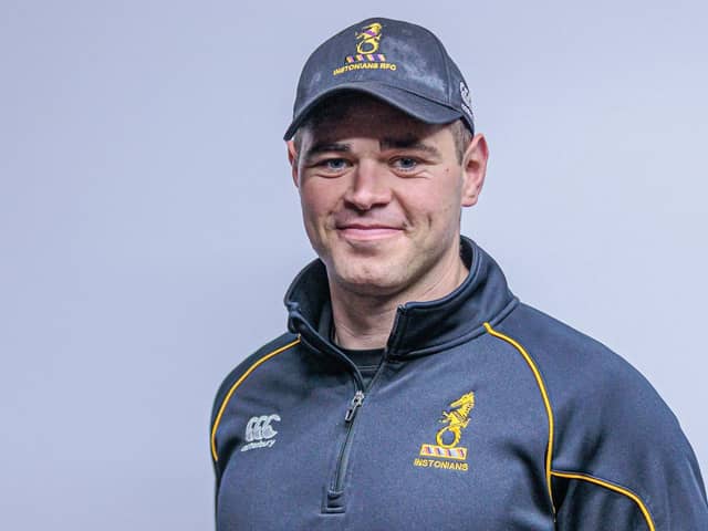 Instonians' Jamie Kirk serves as school coach at RBAI. (Photo by Instonians Rugby Club)