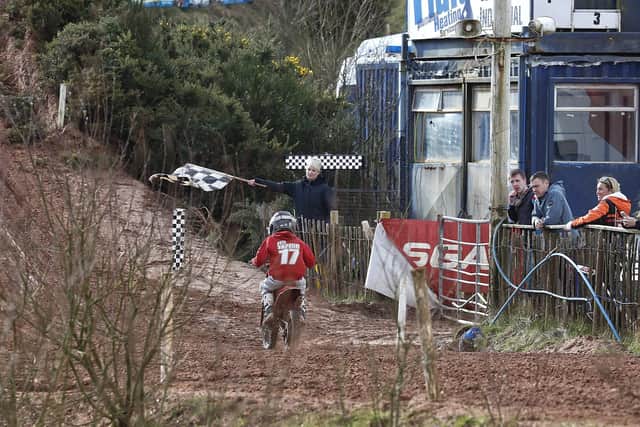 Carrickfergus schoolboy Leo Taylor wins the Automatic class at Desertmartin. (Photo by Maurice Montgomery)