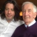 Michael Deane pictured with his late father Mr Ted Deane in who’s tribute the new Belfast restaurant is named