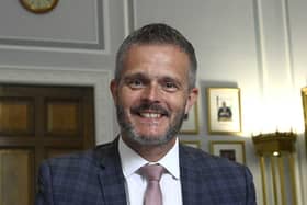 Health Minister Robbie Butler confirmed the successful implementation of the service during a visit to the Royal Victoria Hospital’s Stroke Unit, where he met patients and the specialist teams delivering the service.