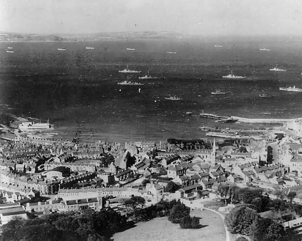 D-Day fleet assembled in Bangor Bay
