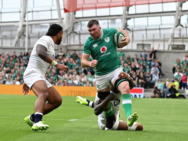 Peter O'Mahony is set to earn his 100th Ireland cap in Saturday's big Rugby World Cup showdown with Scotland in Paris