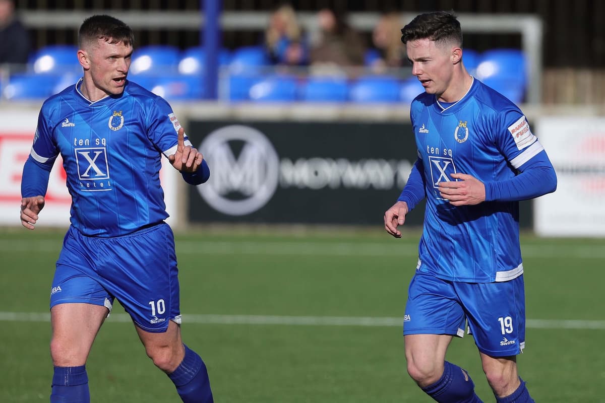Dungannon Swifts deal Cliftonville&#8217;s Premiership title hopes major blow with 3-1 triumph at Stangmore Park