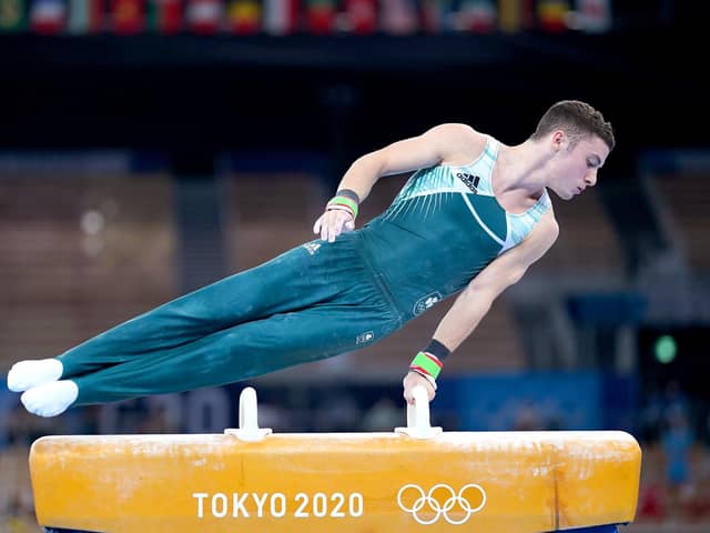 Ireland's Rhys McClenaghan. The Irish pommel ace finally ascended to the top of his sport after winning the 2022 World Championships in Liverpool, and went on to repeat the feat in Antwerp last year