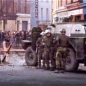 Bloody Sunday in Londonderry. Photo by BBC