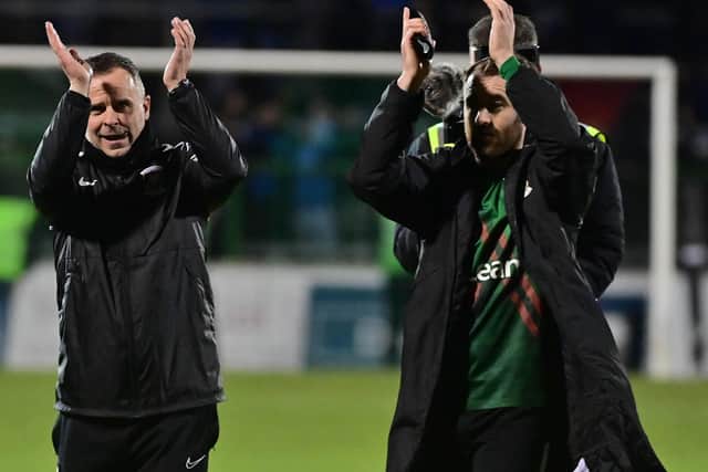 Glentoran manager Rodney McAree has urged his side to take it one game at a time