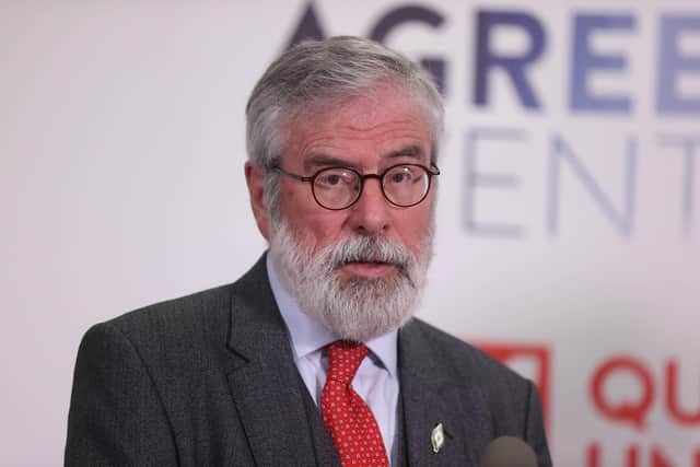 The UK Government has published amendments to a Bill that aim to prevent Gerry Adams seeking compensation as a result of a court ruling in his favour. It comes after a minister claimed that up to 400 other compensation claims could be taken as a result of the ruling, and as peers called for a block on seeking damages based on a technicality on the use of internment at the height of the Troubles