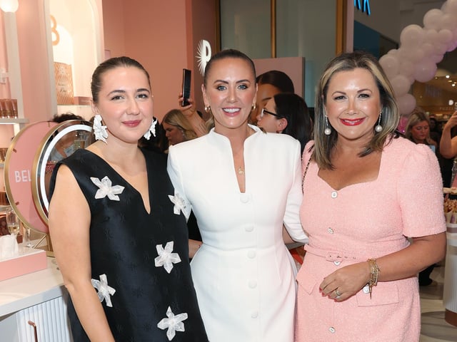 Lily Devanney, Linda Stinson and Sandra Devanney pictured at the opening of the first Bellamianta store in Rushmere Shopping Centre, Craigavon.