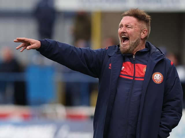Portadown manager Niall Currie