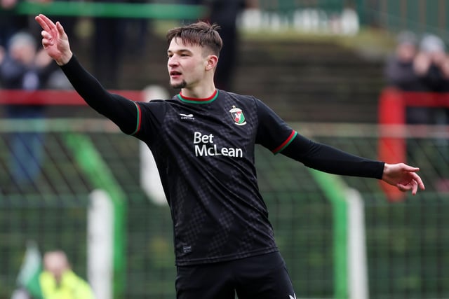 David Fisher's incredible start to 2024 continued as the Glentoran striker netted his eighth and ninth goals from seven matches in this calendar year. Saturday's brace means the 22-year-old has now scored 11 Premiership goals in 21 appearances.