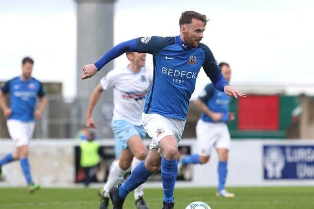 Andy Hall, who spent seven years in the Premiership with Glenavon, has been a key player for Dundela this season. PIC: INPHO/Matt Mackey
