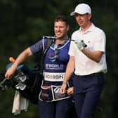 Northern Ireland's Tom McKibbin at the 16th hole on day one of the DP World India Championship in Delhi. (Photo by Luke Walker/Getty images)