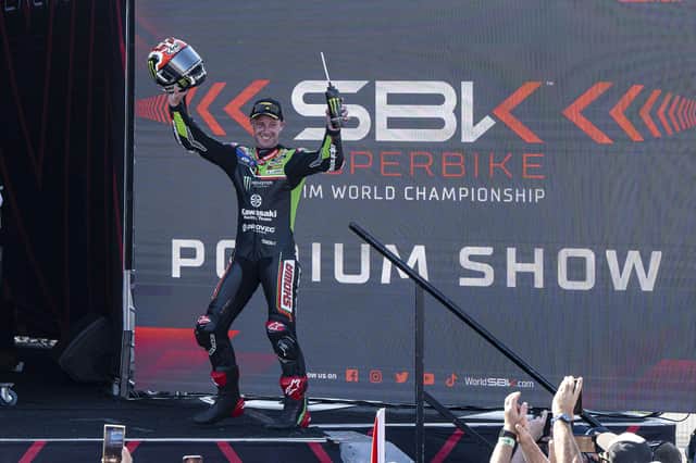 Kawasaki rider Jonathan Rea finished third in all three races at the ninth round of the World Superbike Championship at Magny-Cours in France
