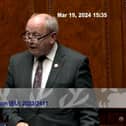 Jim Allister in the Assembly today