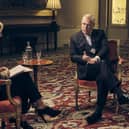 The Duke of York in the 'Newsnight' interview with Emily Maitlis