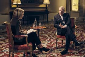 The Duke of York in the 'Newsnight' interview with Emily Maitlis