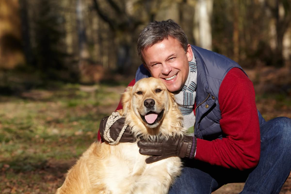Dogs help owners to chase away the January blues in the winter weather