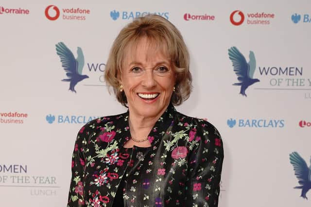 Dame Esther Rantzen who has said she is considering the option of assisted dying if her lung cancer treatment does not improve her condition. Photo: Jonathan Brady/PA Wire