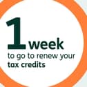 Tax Credit warning from HMRC