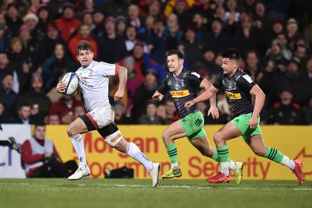 Louis Ludik in action for Ulster at Ravenhill in December 2019. Ludik believes Ireland will have the edge over South Africa in Saturday's huge Rugby World Cup clash