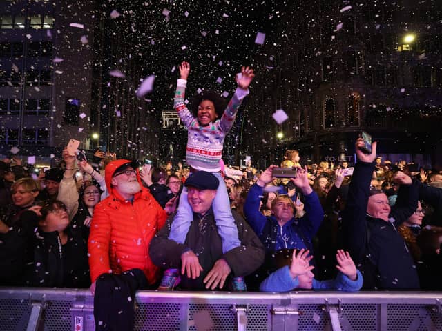 Huge crowds enjoy the Belfast Christmas lights switch-on on Saturday night