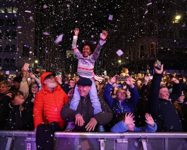 Huge crowds enjoy the Belfast Christmas lights switch-on on Saturday night