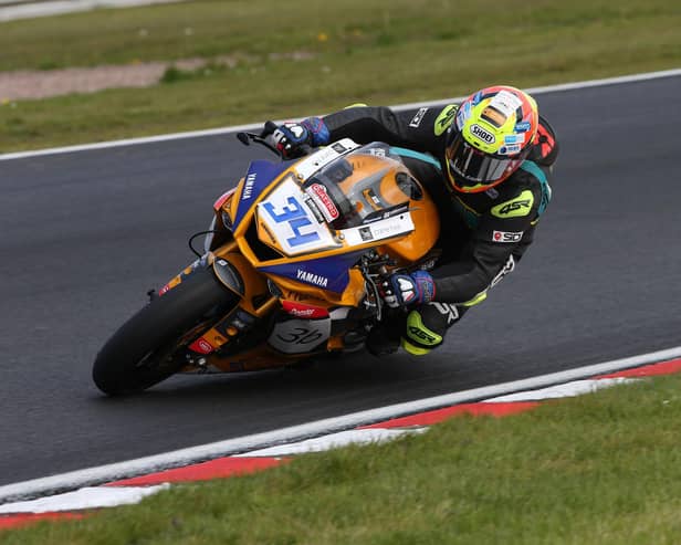 Alastair Seeley on the Binch Racing Yamaha R6 at Oulton Park. Picture: David Yeomans Photography