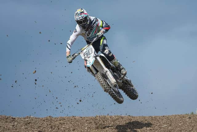 Martin Barr returned from injury to finish 14th overall in the Revo British MX1 class at Schoolhouse MX track