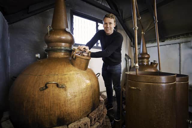 Brendan Carty at Killowen Distillery. A founder of Ireland's smallest distillery hopes recognition by Unesco can make the area a "magnet" for tourists in the coming year.