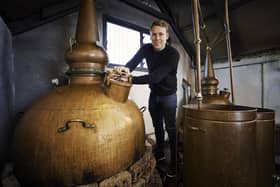 Brendan Carty at Killowen Distillery. A founder of Ireland's smallest distillery hopes recognition by Unesco can make the area a "magnet" for tourists in the coming year.