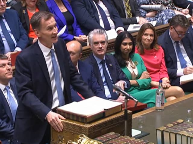Jeremy Hunt in the Commons, 15-03-23