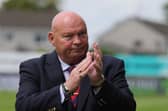 Portadown manager David Jeffrey. (Photo by David Maginnis/Pacemaker Press)
