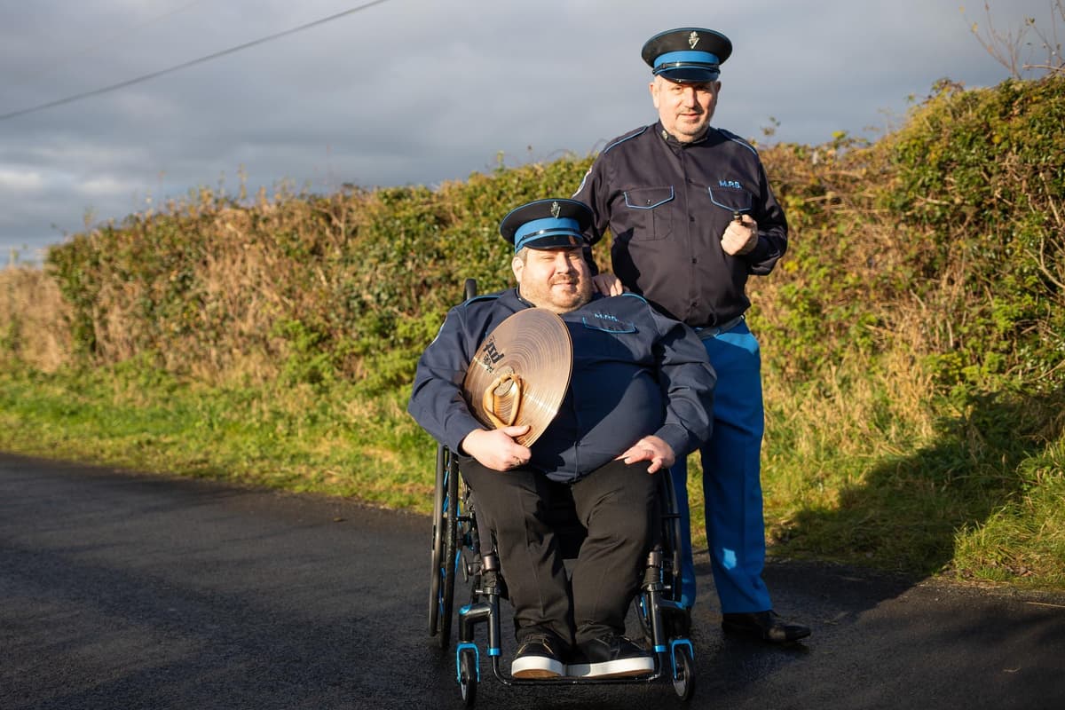 &#8216;My son has never been able to walk &#8211; but flute band made him a celebrity&#8217;