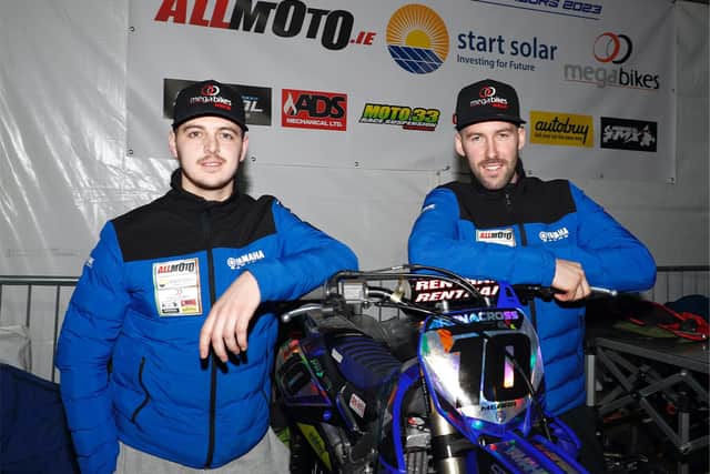 All Moto Yamaha powered by Start Solar team mates James Mackrel  from Belfast and Loughbrickland’s Jason Meara