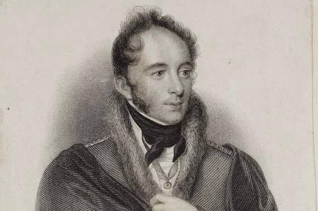 Major General Sir Robert Rollo Gillespie is remembered with a 55-foot Grecian column in his birthplace of Comber, Co Down