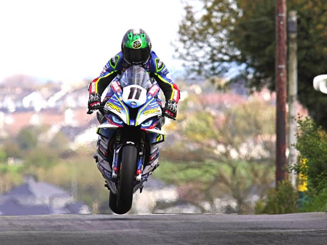 Dominic Herbertson dominated the Open Superbike race at the Cemcor Cookstown 100 on the Burrows Engineering/RK Racing BMW